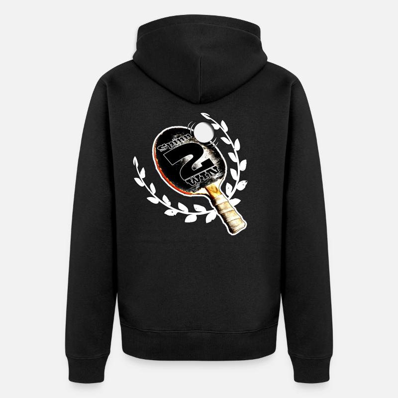 Ping-pong - Veste à capuche bio Premium Unisexe - noir