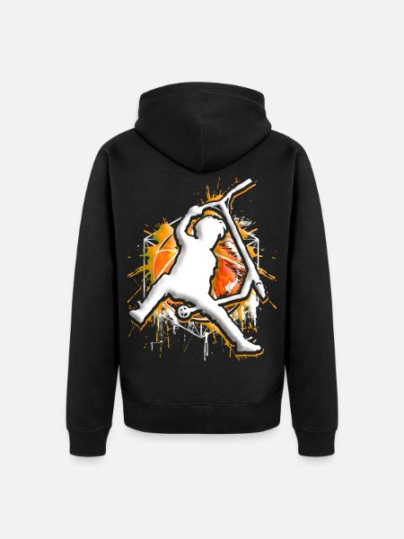 Scooter - Stuntscooter - Trottinette - Tretroller - Unisex Premium Organic Zip Hoodie - black