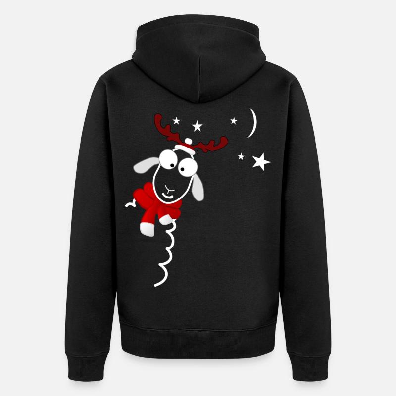 Noël - Veste à capuche bio Premium Unisexe - noir