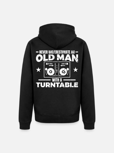 Père DJ - Veste à capuche bio Premium Unisexe - noir