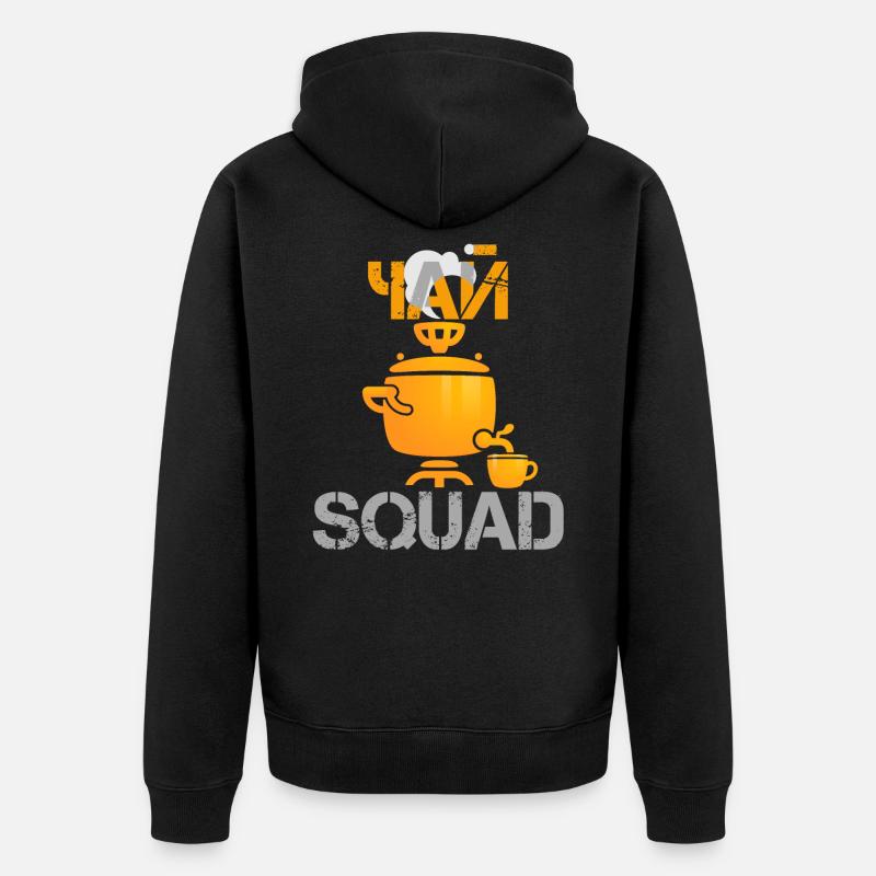 TEE SQUAD Cadeau russe - Veste à capuche bio Premium Unisexe - noir