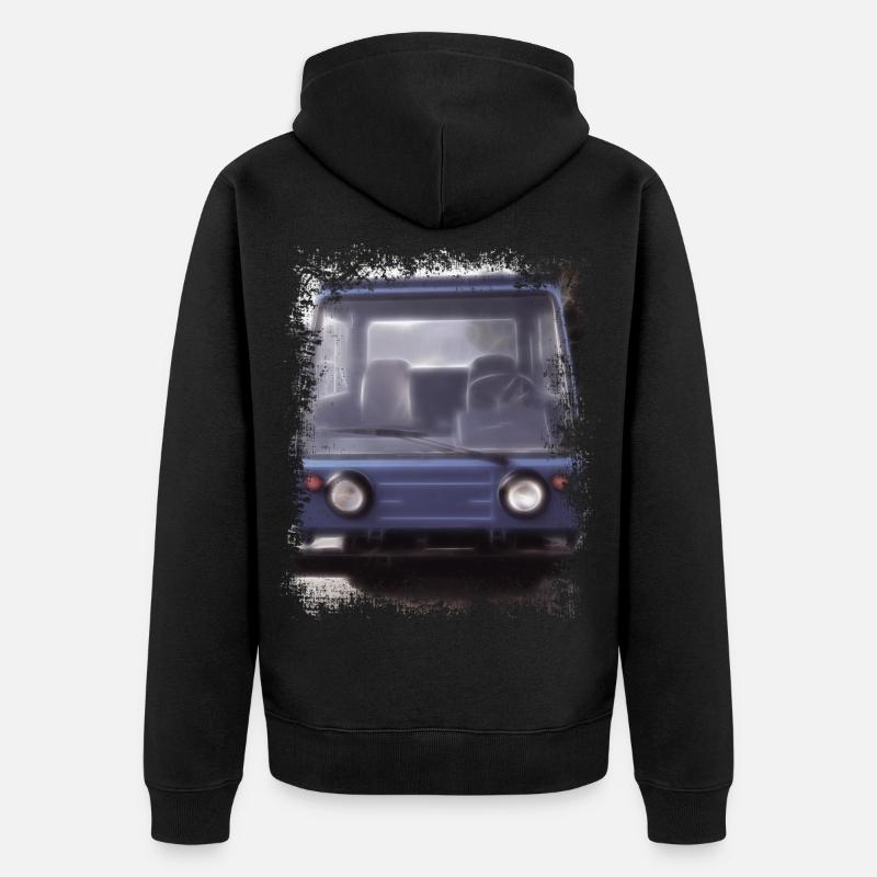 Multicar M25 - Unisex Premium Bio Zip Hoodie - Schwarz