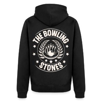 Bowling - Veste à capuche bio Premium Unisexe - noir - Dos - Nico (187cm)