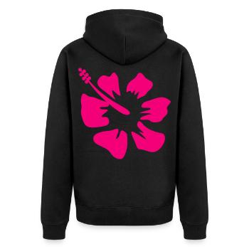 Mother's Day Gift Mother's Day Gift Idea - Unisex Premium Organic Zip Hoodie - black - Back - Nico (187cm)