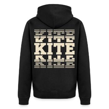 Kitesurfen Kitesurf Kitesurfer Kiteboard - Veste à capuche bio Premium Unisexe - noir - Dos - Nico (187cm)