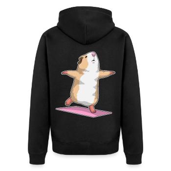 Méditation de Yoga Meerschweich - Veste à capuche bio Premium Unisexe - noir - Dos - Nico (187cm)