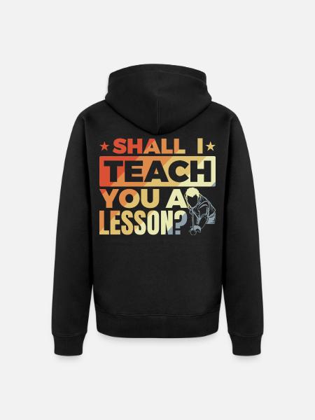 Billiard player joke - Unisex Premium Organic Zip Hoodie - black