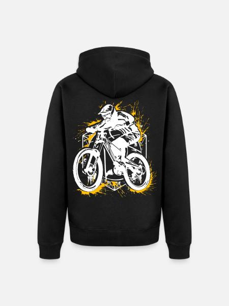 VTT VTT - VTT - VTT - Veste à capuche bio Premium Unisexe - noir