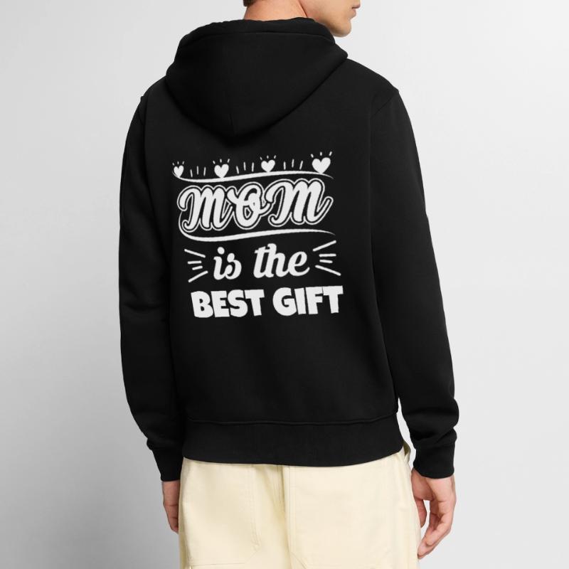 Muttertag, Muttertag, Muttertag, Muttertag, Muttertag Unisex Premium Bio Zip Hoodie