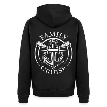 Croisière Vacances Croisière en famille - Veste à capuche bio Premium Unisexe - noir - Dos - Nico (187cm)