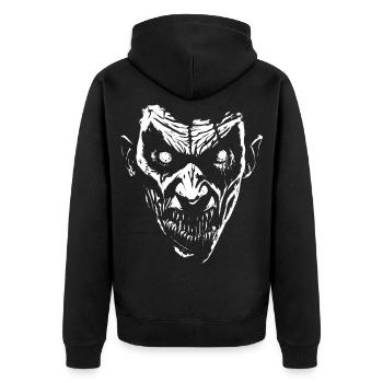Vampire - Veste à capuche bio Premium Unisexe - noir - Dos - Nico (187cm)