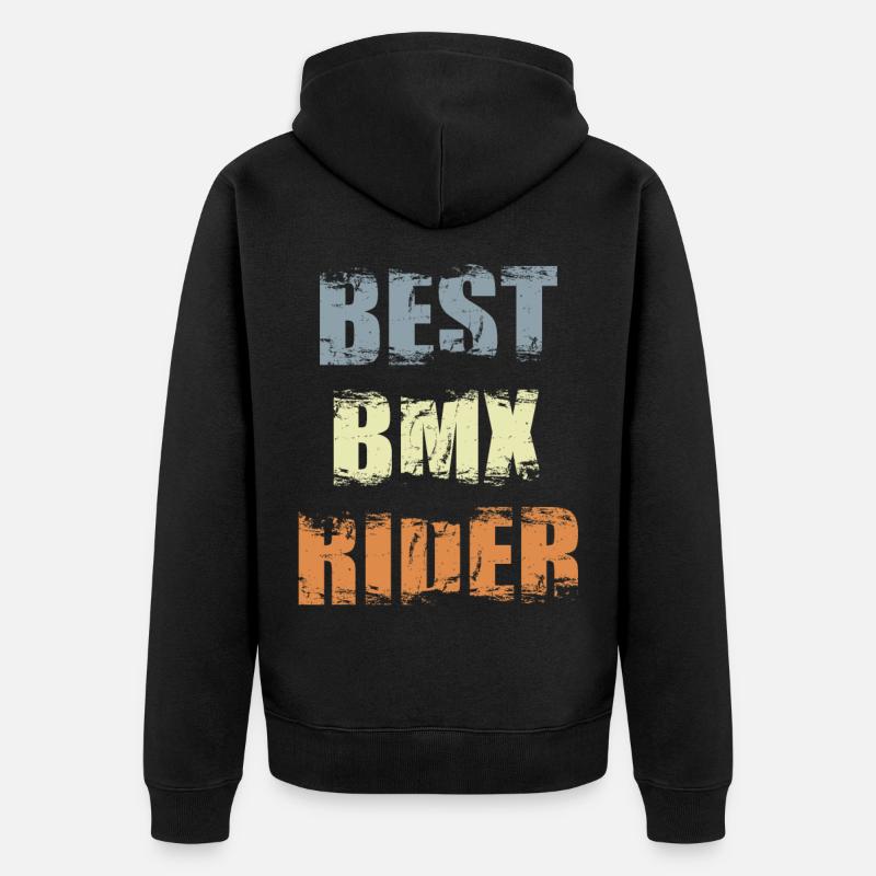 Devis BMX - Veste à capuche bio Premium Unisexe - noir