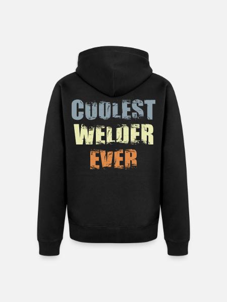 Soudeur cool - Veste à capuche bio Premium Unisexe - noir