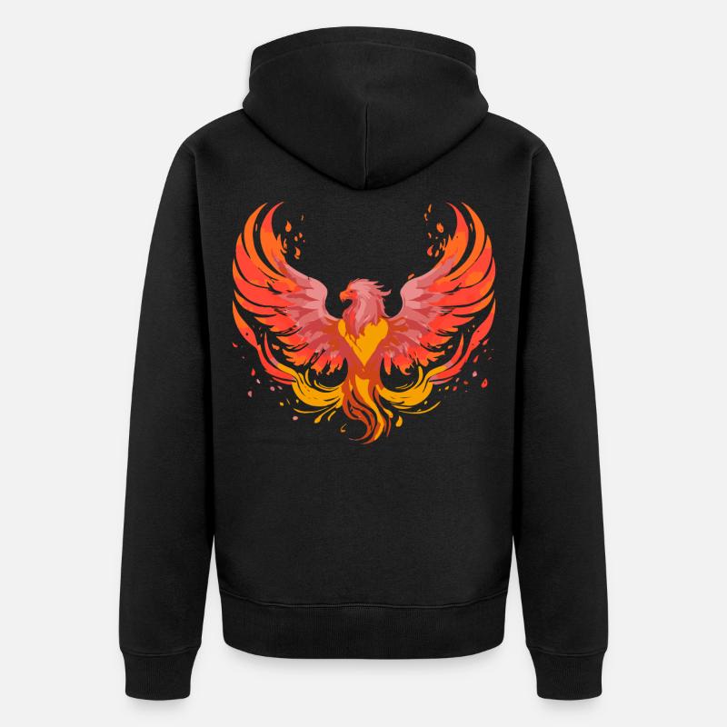 Phénix Phönix - Veste à capuche bio Premium Unisexe - noir
