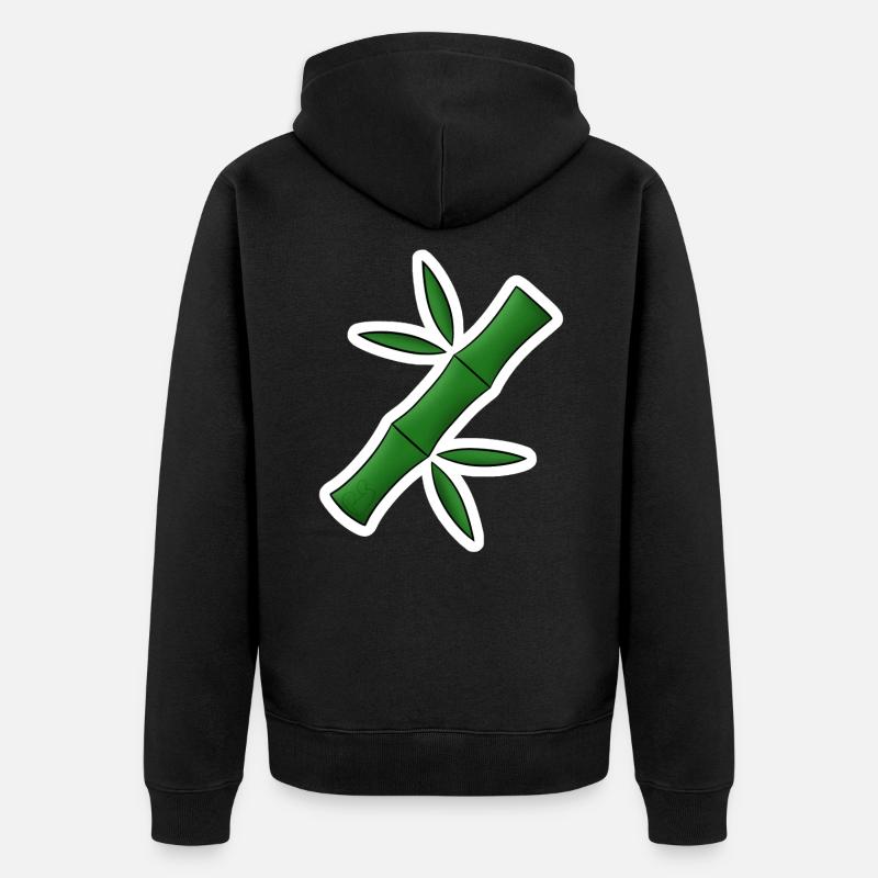 Bambou ! - Veste à capuche bio Premium Unisexe - noir