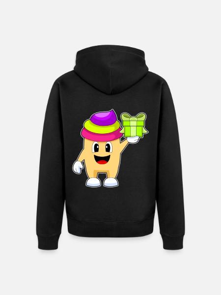 Cupcake Weihnachten Paket - Unisex Premium Bio Zip Hoodie - Schwarz
