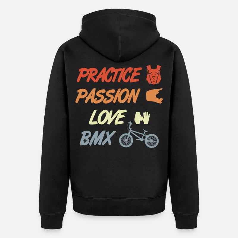 Devis BMX - Veste à capuche bio Premium Unisexe - noir