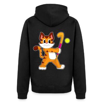 Tiger Hockey sur gazon Stick - Veste à capuche bio Premium Unisexe - noir - Dos - Nico (187cm)