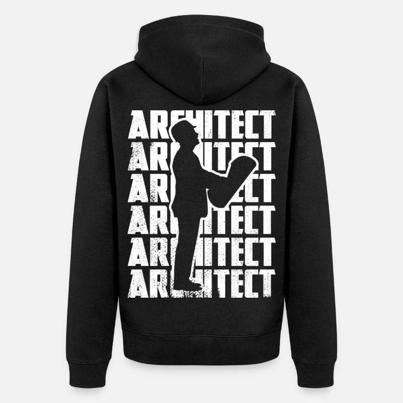 Drôle d’architecte - Veste à capuche bio Premium Unisexe - noir