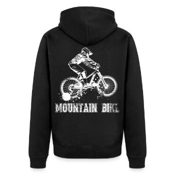 VTT - Veste à capuche bio Premium Unisexe - noir - Dos - Nico (187cm)