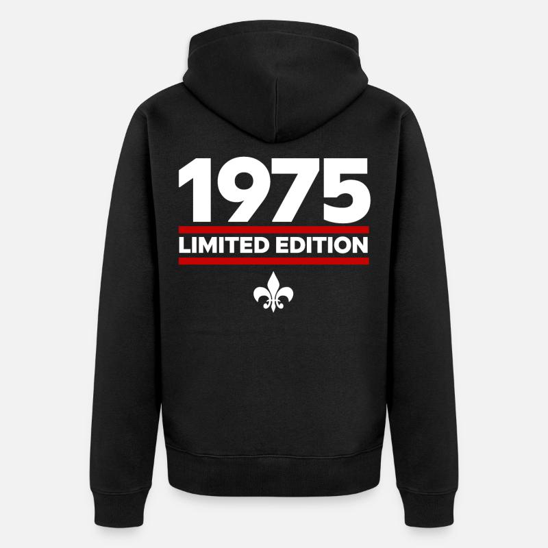 Édition limitée de 1975 - Veste à capuche bio Premium Unisexe - noir