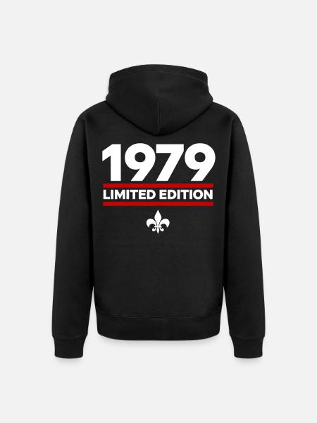 1979 Limited Edition - Unisex Premium Organic Zip Hoodie - black