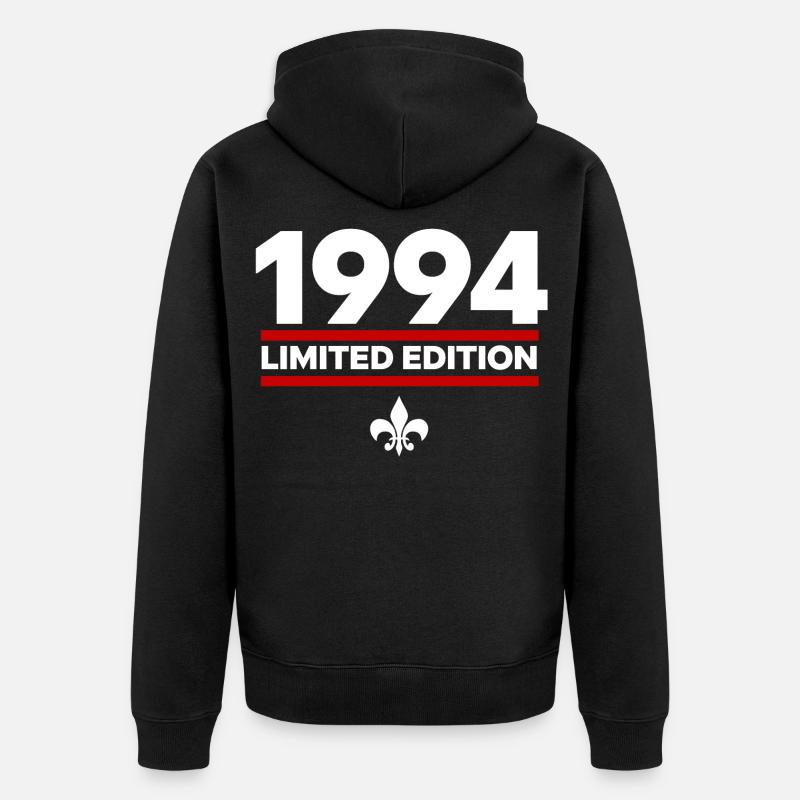 1994 Limited Edition - Unisex Premium Bio Zip Hoodie - Schwarz