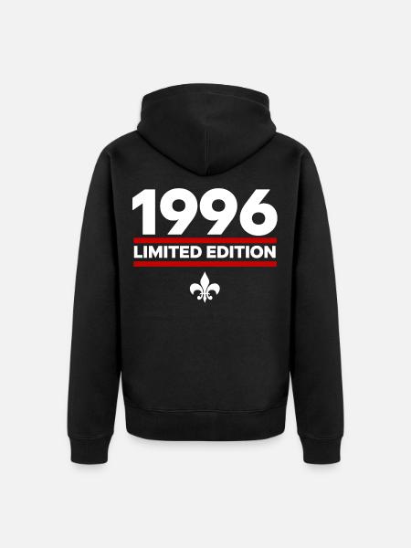 1996 Limited Edition - Unisex Premium Organic Zip Hoodie - black