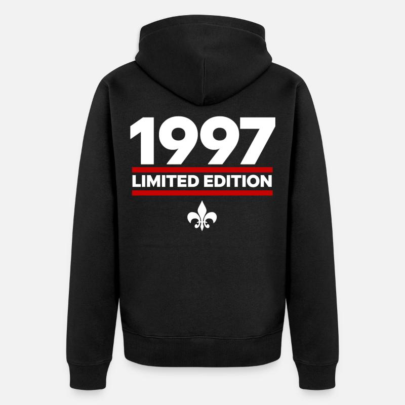 1997 Édition limitée - Veste à capuche bio Premium Unisexe - noir