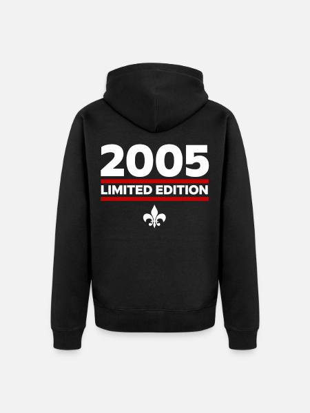 2005 Limited Edition - Unisex Premium Organic Zip Hoodie - black