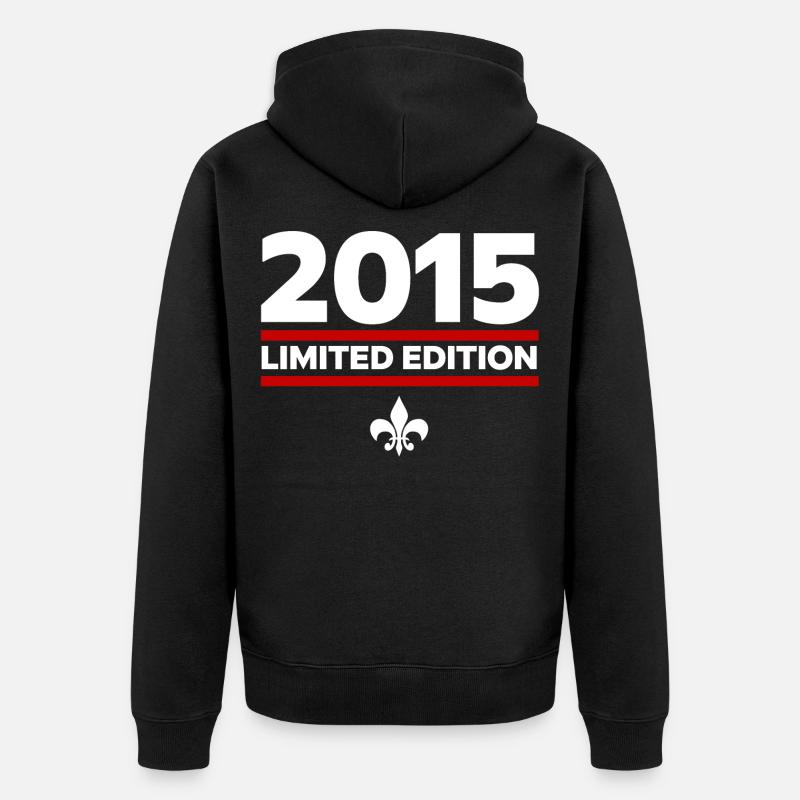 Édition limitée 2015 - Veste à capuche bio Premium Unisexe - noir