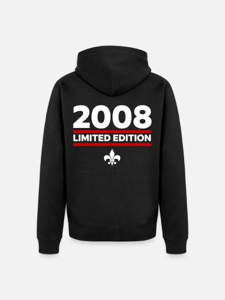 Édition limitée 2008 - Veste à capuche bio Premium Unisexe - noir