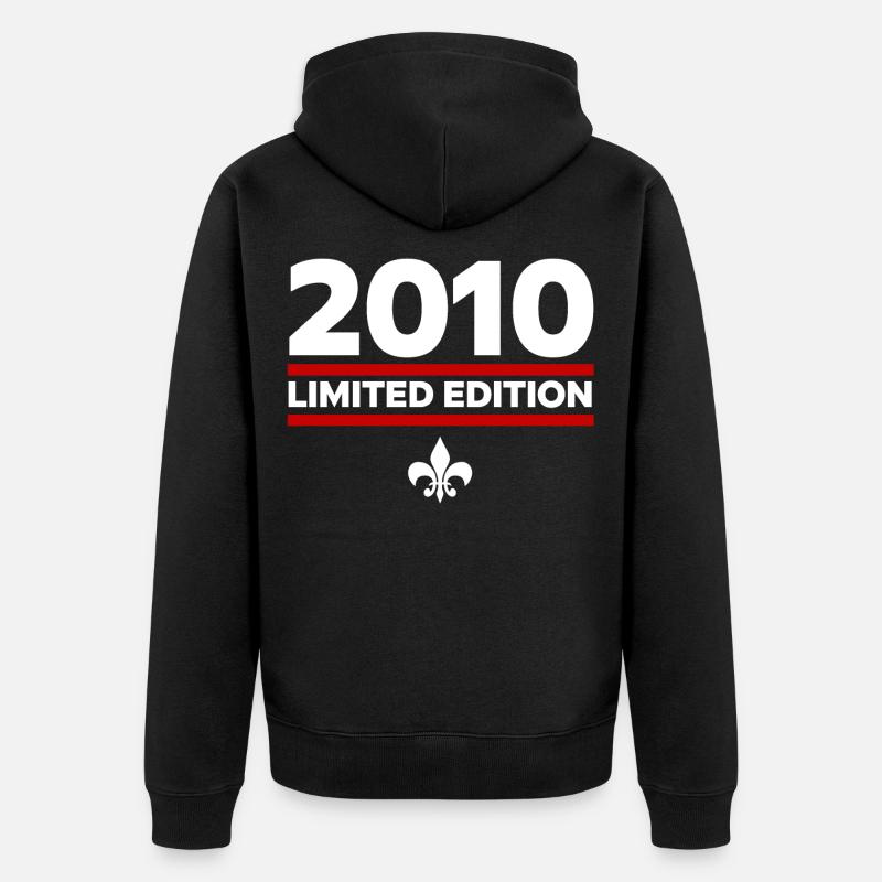 Édition limitée 2010 - Veste à capuche bio Premium Unisexe - noir