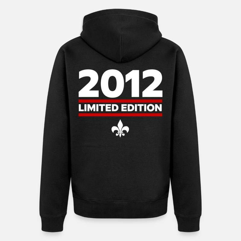 Édition limitée 2012 - Veste à capuche bio Premium Unisexe - noir