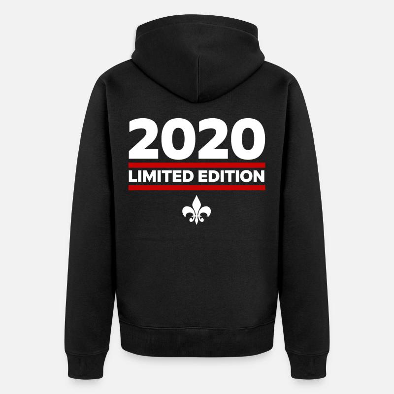 Édition limitée 2020 - Veste à capuche bio Premium Unisexe - noir