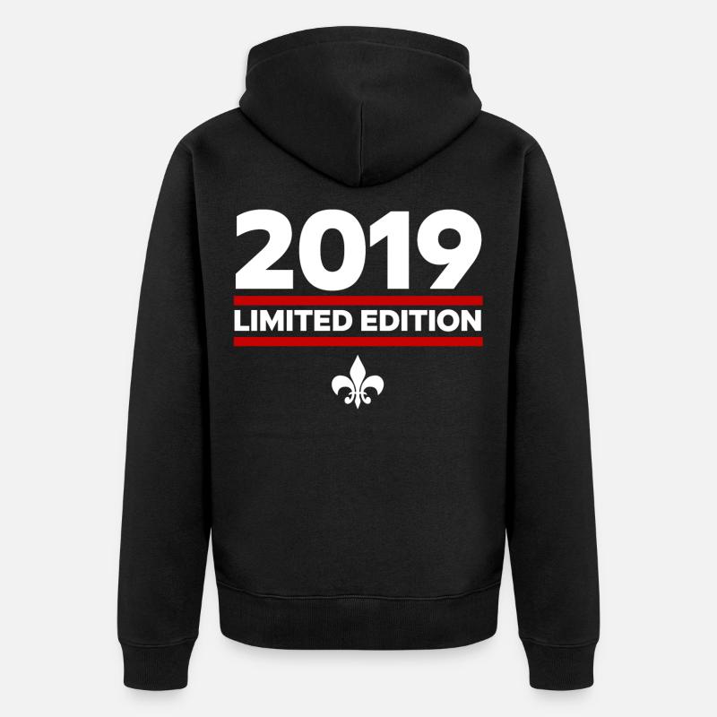 Édition limitée 2019 - Veste à capuche bio Premium Unisexe - noir