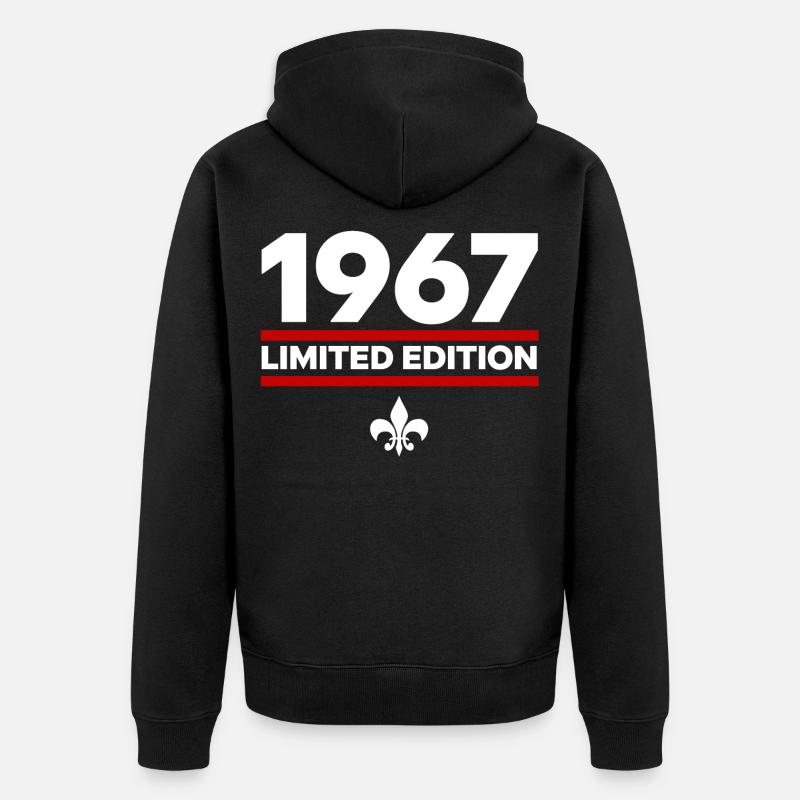 1967 Limited Edition - Unisex Premium Bio Zip Hoodie - Schwarz