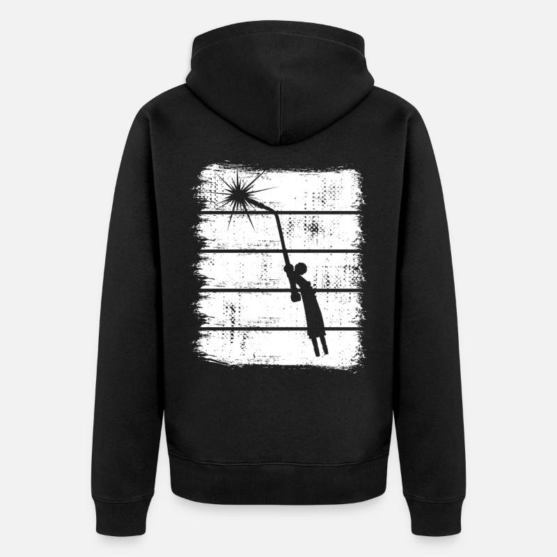 Électrode de soudage - Veste à capuche bio Premium Unisexe - noir