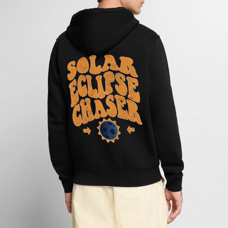 Solar eclipse chaser Unisex Premium Organic Zip Hoodie