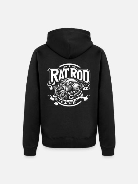 Chemise Ratsking Ratlook – Style rustique personnalisé - Veste à capuche bio Premium Unisexe - noir