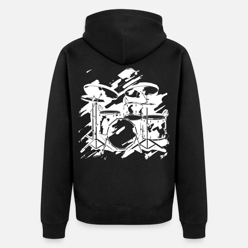 Percussion - Veste à capuche bio Premium Unisexe - noir