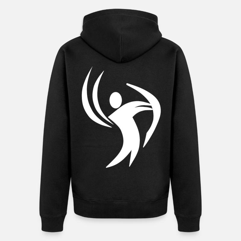 Sauna Infusion Master Wedel Master - Veste à capuche bio Premium Unisexe - noir