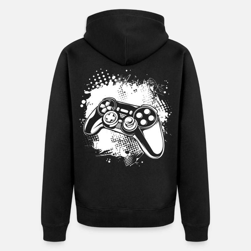 Jeu - Veste à capuche bio Premium Unisexe - noir