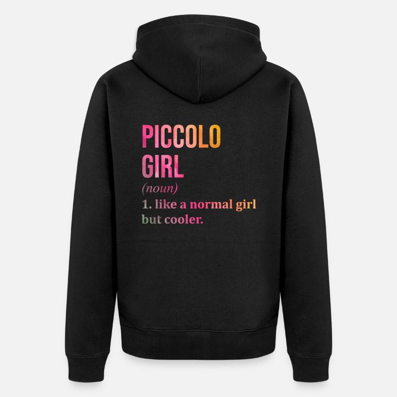 piccolo - Veste à capuche bio Premium Unisexe - noir