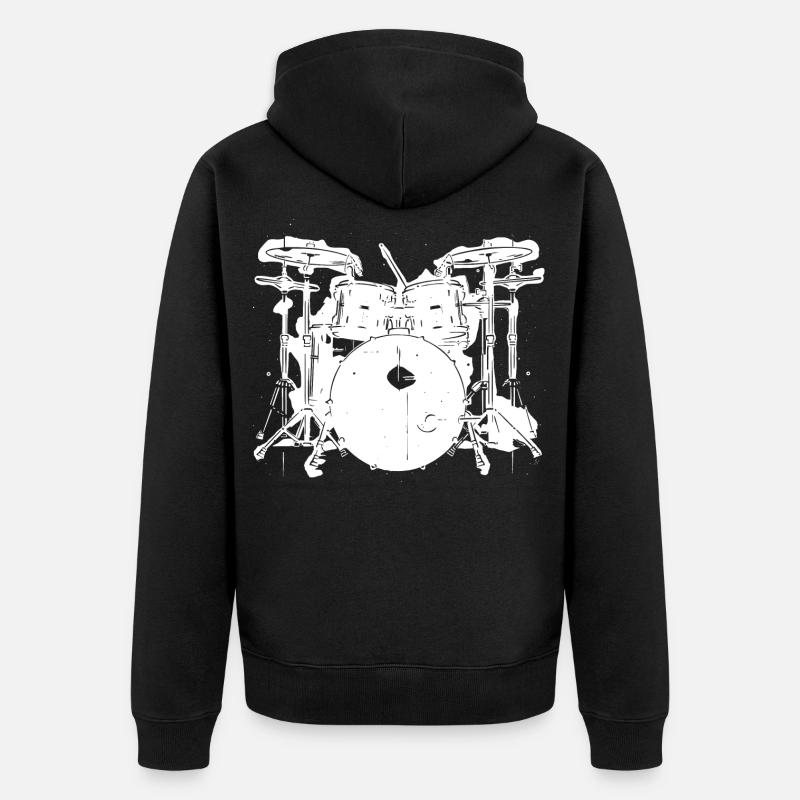 Percussion - Veste à capuche bio Premium Unisexe - noir