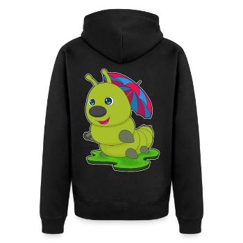 Parapluie Caterpillar - Veste à capuche bio Premium Unisexe - noir - Dos - Nico (187cm)