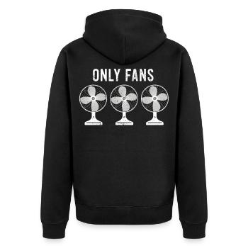 Humor rétro de fans Funny Fans Vintage Style Juste Rétro - Veste à capuche bio Premium Unisexe - noir - Dos - Nico (187cm)