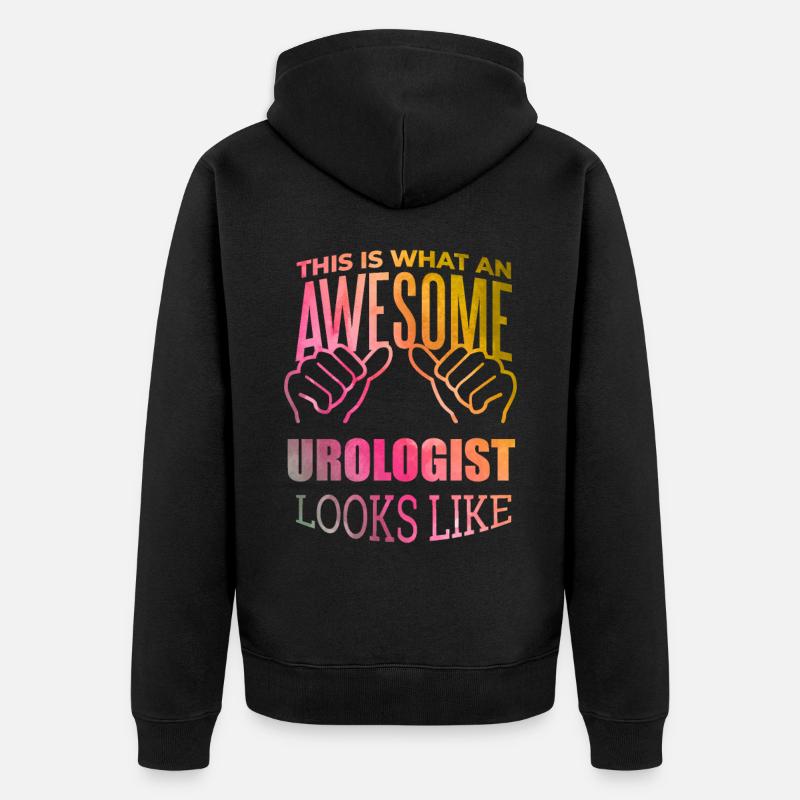 urologie - Veste à capuche bio Premium Unisexe - noir