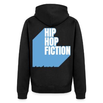Fiction hip-hop - Veste à capuche bio Premium Unisexe - noir - Dos - Nico (187cm)