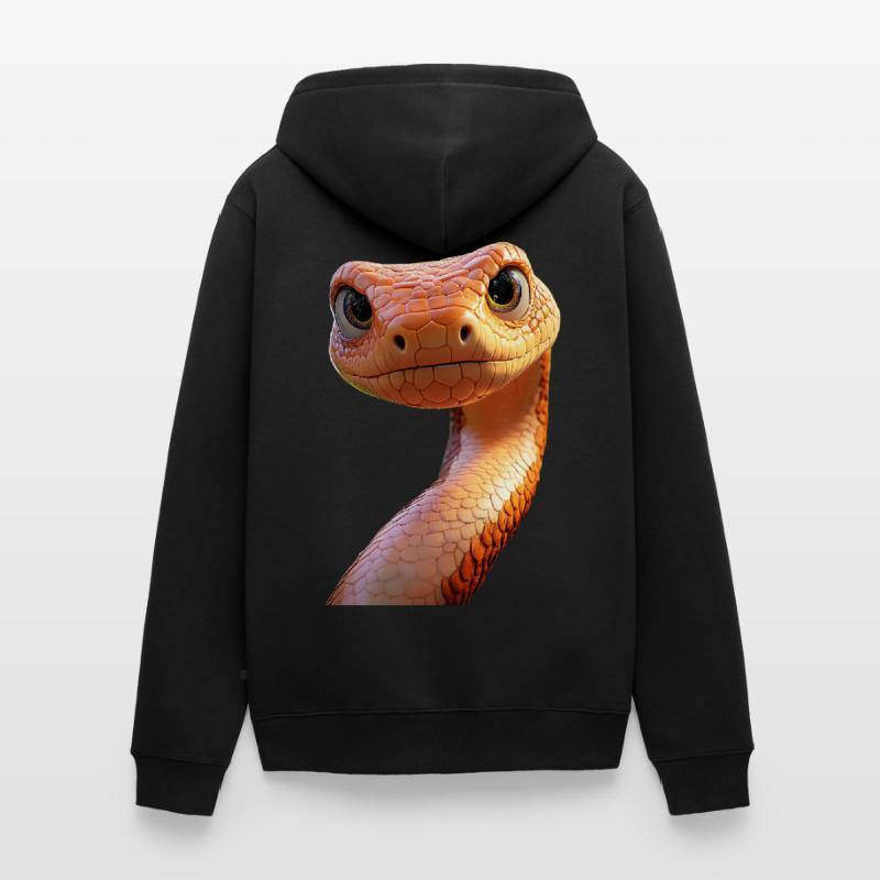 Serpent Python Cobra Mamba Serpent à sonnettes Serpent Veste à capuche bio Premium Unisexe